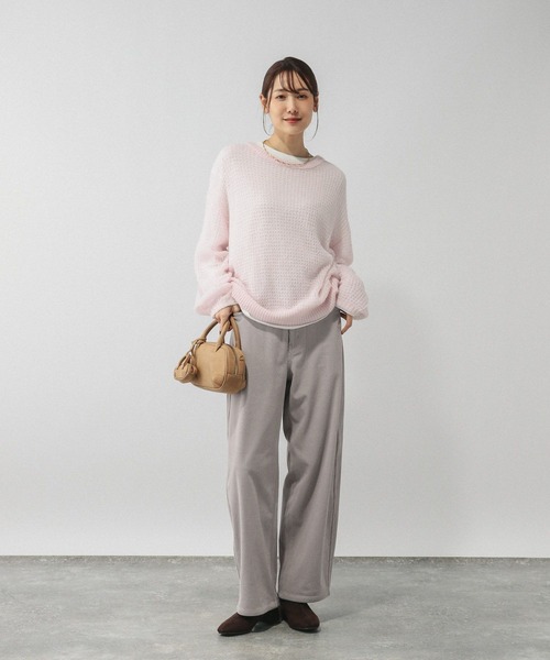 GLOBAL WORK（グローバルワーク）の「イージーケアコーデュロイワイドパンツ/575182（その他パンツ・レディース・フューシャピンク/グレー系その他/ブラック/ライトグレー・SMALL/MEDIUM/LARGE）」の18枚目の写真