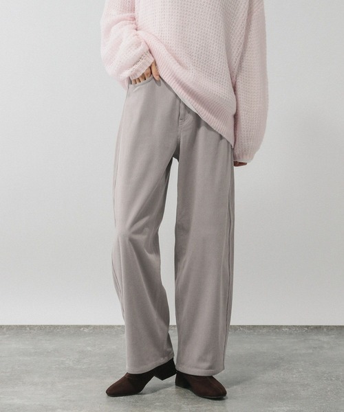 GLOBAL WORK（グローバルワーク）の「イージーケアコーデュロイワイドパンツ/575182（その他パンツ・レディース・フューシャピンク/グレー系その他/ブラック/ライトグレー・SMALL/MEDIUM/LARGE）」の19枚目の写真