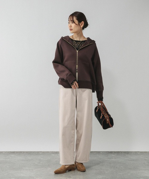 GLOBAL WORK（グローバルワーク）の「イージーケアコーデュロイワイドパンツ/575182（その他パンツ・レディース・フューシャピンク/グレー系その他/ブラック/ライトグレー・SMALL/MEDIUM/LARGE）」の21枚目の写真