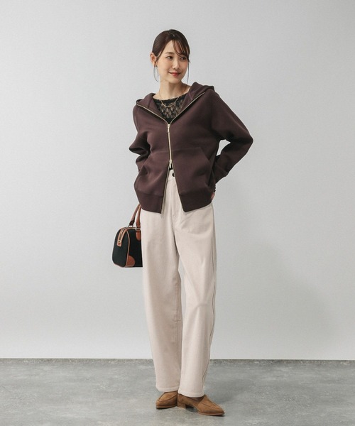 GLOBAL WORK（グローバルワーク）の「イージーケアコーデュロイワイドパンツ/575182（その他パンツ・レディース・フューシャピンク/グレー系その他/ブラック/ライトグレー・SMALL/MEDIUM/LARGE）」の22枚目の写真