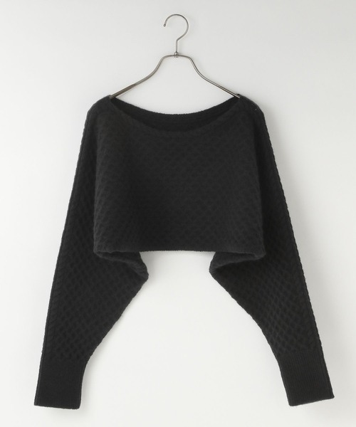 LOWRYS FARM（ローリーズファーム）の「ケーブルメニウェイプルオーバー  599583（ニット/セーター・レディース・アイボリー/ブラック・FREE）」の13枚目の写真