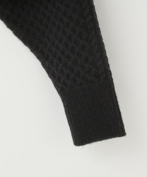 LOWRYS FARM（ローリーズファーム）の「ケーブルメニウェイプルオーバー  599583（ニット/セーター・レディース・アイボリー/ブラック・FREE）」の17枚目の写真