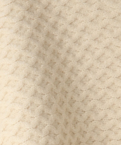 LOWRYS FARM（ローリーズファーム）の「ケーブルメニウェイプルオーバー  599583（ニット/セーター・レディース・アイボリー/ブラック・FREE）」の21枚目の写真