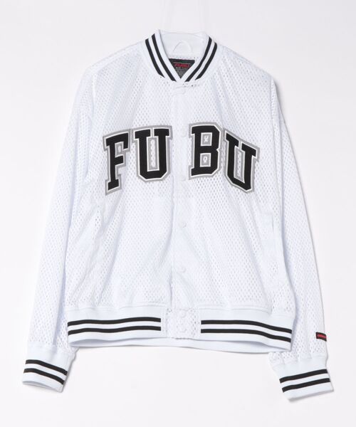 FUBU( フブ)の「【FUBU/フブ】Mesh Varsity Jacket(スタジャン・メンズ・ブラック/ホワイト・XXL/XL/L/M)」の1枚目の写真