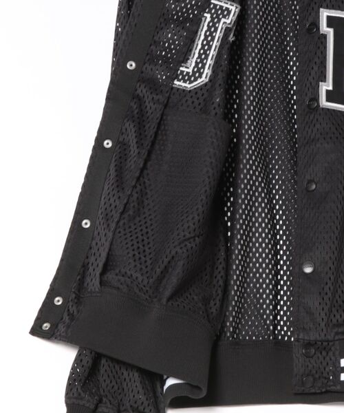 FUBU( フブ)の「【FUBU/フブ】Mesh Varsity Jacket(スタジャン・メンズ・ブラック/ホワイト・XXL/XL/L/M)」の4枚目の写真