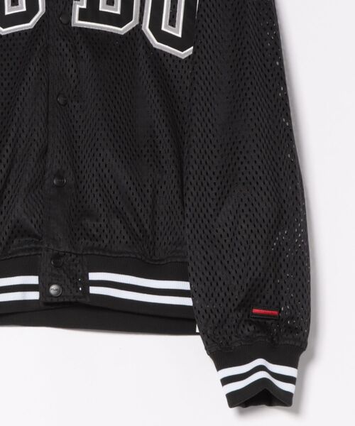 FUBU( フブ)の「【FUBU/フブ】Mesh Varsity Jacket(スタジャン・メンズ・ブラック/ホワイト・XXL/XL/L/M)」の5枚目の写真