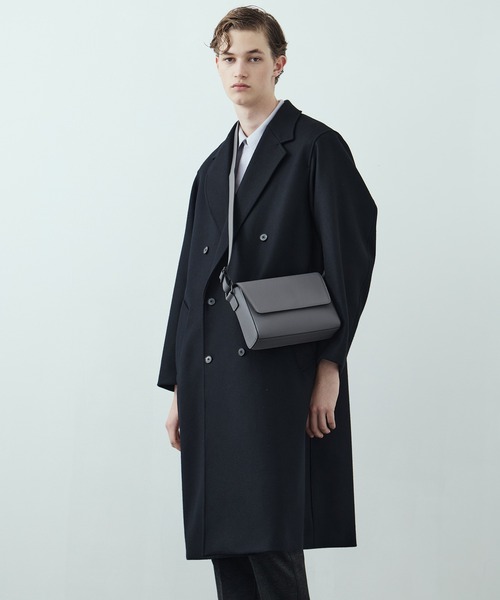 新作】超撥水140S ダブルチェスターコート ｜保温 / 撥水 / 毛玉防止