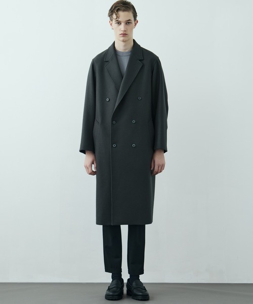 残りわずか】超撥水140S ダブルチェスターコート ｜保温 / 撥水 / 毛玉