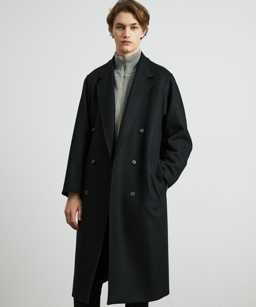 再入荷なし残りわずか》超撥水140S ダブルチェスターコート ｜保温