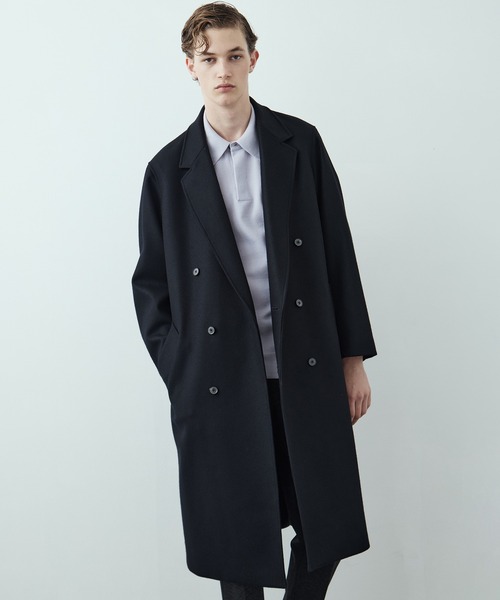 残りわずか】超撥水140S ダブルチェスターコート ｜保温 / 撥水 / 毛玉