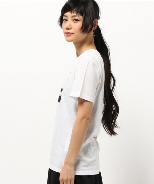 CRYSTAL BALL（クリスタルボール）の「Lady Print TS M/Tシャツ/ユニセックス/ペアルック（Tシャツ/カットソー・レディース・ブラック/ホワイト・LARGE/MEDIUM）」の10枚目の写真