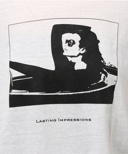 CRYSTAL BALL（クリスタルボール）の「Lady Print TS M/Tシャツ/ユニセックス/ペアルック（Tシャツ/カットソー・レディース・ブラック/ホワイト・LARGE/MEDIUM）」の7枚目の写真