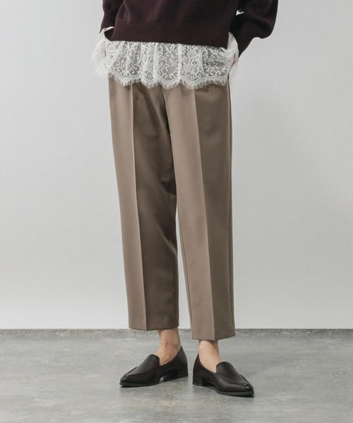 GLOBAL WORK（グローバルワーク）の「あったかウツクシルエット極みストレートパンツ/580788（その他パンツ・レディース・ブラック/ブラウン系その他6/グレー系その他7/ネイビー・MEDIUM/S-Long/XL-Long/X-LARGE/LARGE/SMALL/L-Long/M-Long/X-SMALL）」の17枚目の写真