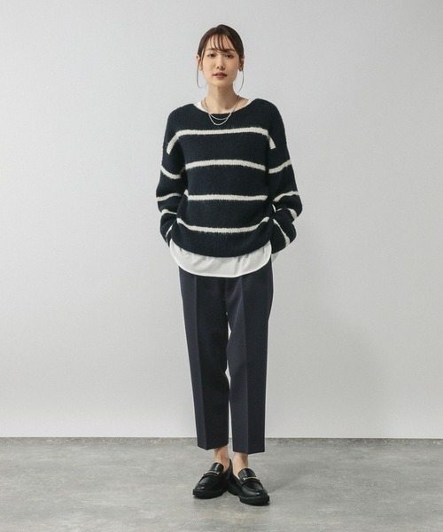 セール】あったかウツクシルエット極みストレートパンツ/580788