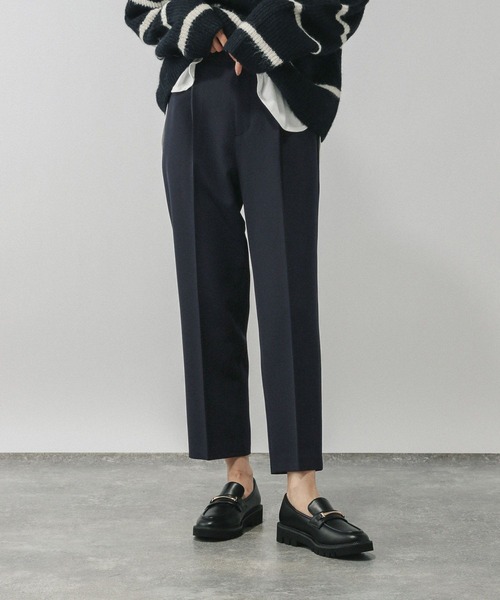 セール】あったかウツクシルエット極みストレートパンツ/580788