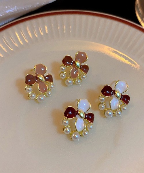 yu-ka（ユーカ）の「YU-KA:レトロパールピアス retro Pearl pierce（ピアス（両耳用）・レディース・ゴールド系その他/ゴールド・FREE）」の4枚目の写真