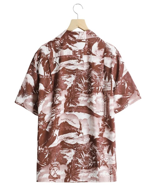 ANATOMICA（アナトミカ）の「ANATOMICA / アナトミカ：HAWAIIAN SHIRT ALOHA TOWER：530-601-09[MUS]（シャツ/ブラウス・メンズ・ブラウン・M/L）」の2枚目の写真