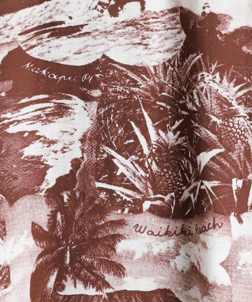 ANATOMICA（アナトミカ）の「ANATOMICA / アナトミカ：HAWAIIAN SHIRT ALOHA TOWER：530-601-09[MUS]（シャツ/ブラウス・メンズ・ブラウン・M/L）」の5枚目の写真