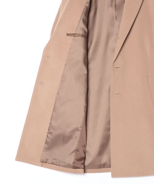 Perfect Suit FActory（パーフェクトスーツファクトリー）の「ウール100％　ビーバーチェスターコート　ミディアムグレー/ベージュ/ブラウン（チェスターコート・メンズ・ベージュ/ダークブラウン/グレー・S/M/L/LL/AB（L）/XL-AB）」の18枚目の写真