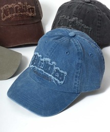 Dickies（ディッキーズ）ピグメント フリンジロゴアップリケデニムキャップ メンズ レディース ユニセックス