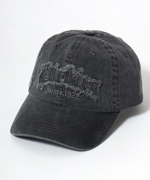 Dickies(ディッキーズ)の「Dickies(ディッキーズ)ピグメント フリンジロゴアップリケデニムキャップ メンズ レディース ユニセックス(キャップ・メンズ・ベージュ/ブラウン/ブラック/ブルー・FREE)」の5枚目の写真