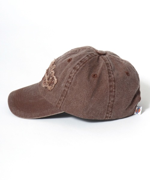 Dickies(ディッキーズ)の「Dickies(ディッキーズ)ピグメント フリンジロゴアップリケデニムキャップ メンズ レディース ユニセックス(キャップ・メンズ・ベージュ/ブラウン/ブラック/ブルー・FREE)」の11枚目の写真