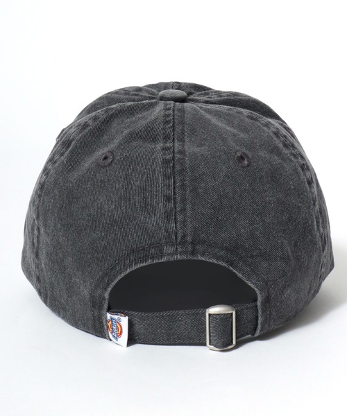 Dickies(ディッキーズ)の「Dickies(ディッキーズ)ピグメント フリンジロゴアップリケデニムキャップ メンズ レディース ユニセックス(キャップ・メンズ・ベージュ/ブラウン/ブラック/ブルー・FREE)」の7枚目の写真