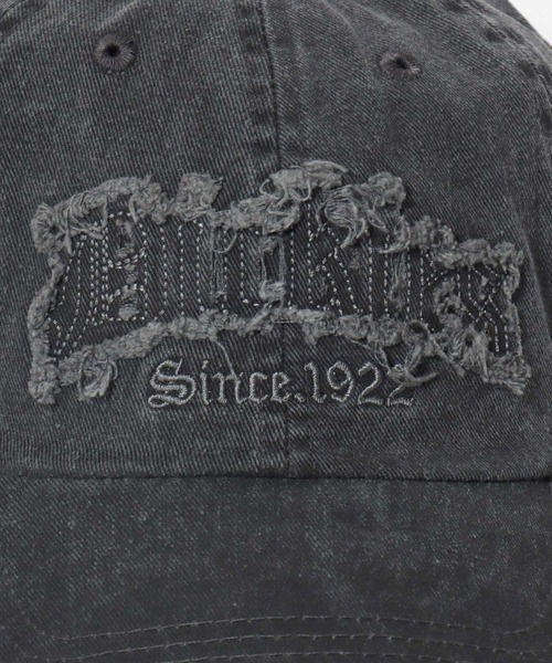 Dickies(ディッキーズ)の「Dickies(ディッキーズ)ピグメント フリンジロゴアップリケデニムキャップ メンズ レディース ユニセックス(キャップ・メンズ・ベージュ/ブラウン/ブラック/ブルー・FREE)」の8枚目の写真