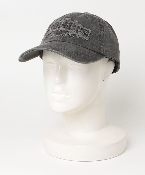 Dickies(ディッキーズ)の「Dickies(ディッキーズ)ピグメント フリンジロゴアップリケデニムキャップ メンズ レディース ユニセックス(キャップ・メンズ・ベージュ/ブラウン/ブラック/ブルー・FREE)」の9枚目の写真