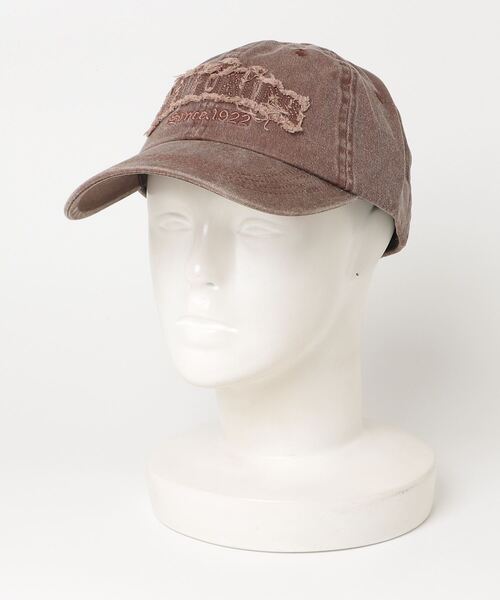 Dickies(ディッキーズ)の「Dickies(ディッキーズ)ピグメント フリンジロゴアップリケデニムキャップ メンズ レディース ユニセックス(キャップ・メンズ・ベージュ/ブラウン/ブラック/ブルー・FREE)」の14枚目の写真