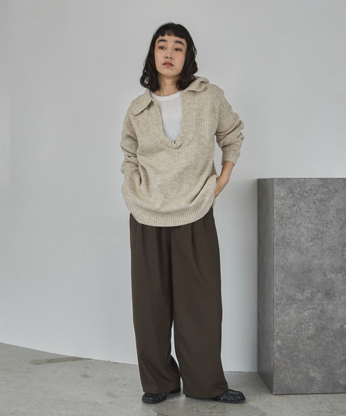 feepur（フェピュール）の「【ハンドウォッシャブル】スキッパーア