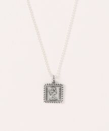 MAISON CLUB（メゾンクラブ）の「【MAISON CLUB】Square Elizabeth Coin Necklace silver925/ヴィンテージエリザベスコインネックレス　シルバー KUN（ネックレス・メンズ）」