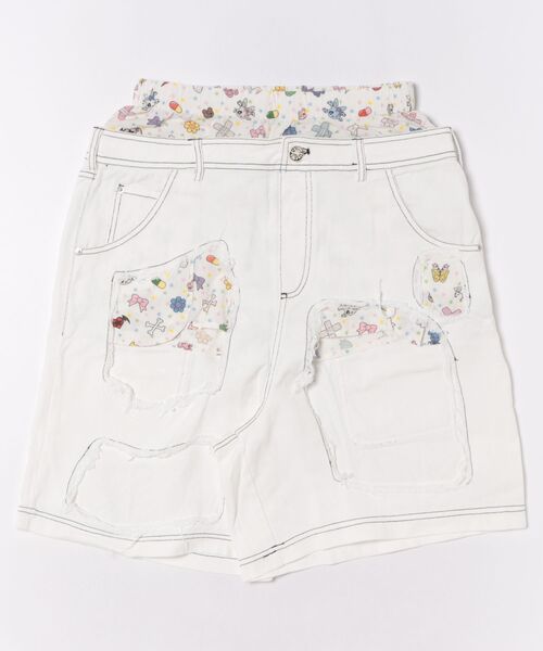 L.H.P（エルエイチピー）の「CFIERCE/フィアス/Hole Breaking Denim Shorts（その他パンツ・レディース・ホワイト・S/M）」の6枚目の写真