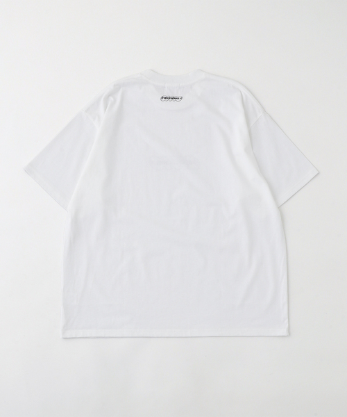CITY COUNTRY CITY(シティーカントリーシティー)の「CITY COUNTRY CITY × BOOK WORKS T-SHIRT LOGO(Tシャツ/カットソー・メンズ・ホワイト/ブラック・SMALL/MEDIUM/LARGE/X-LARGE)」の4枚目の写真