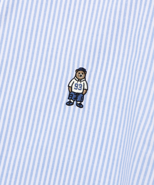 DISTN9NE（ディストナイン）の「Oxford Retro Bear Short Sleeve Shirt LIGHT BLUE (LP2YU351-051)（シャツ/ブラウス・メンズ・その他・100/105/90/95）」の3枚目の写真