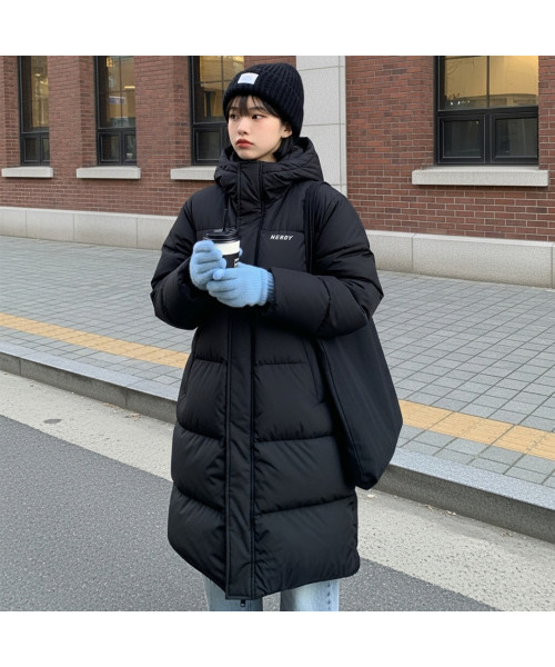 Solid long down jacket black（ダウンジャケット/コート）｜NDY