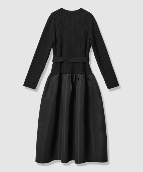ANAYI（アナイ）の「グログランコンビベルト付き ワンピース（ワンピース・レディース・ブラック・34/36/38）」の10枚目の写真