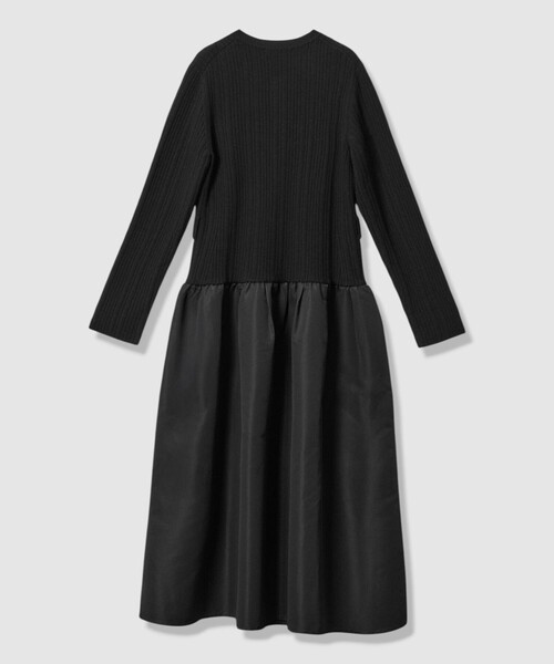 ANAYI（アナイ）の「グログランコンビベルト付き ワンピース（ワンピース・レディース・ブラック・34/36/38）」の8枚目の写真