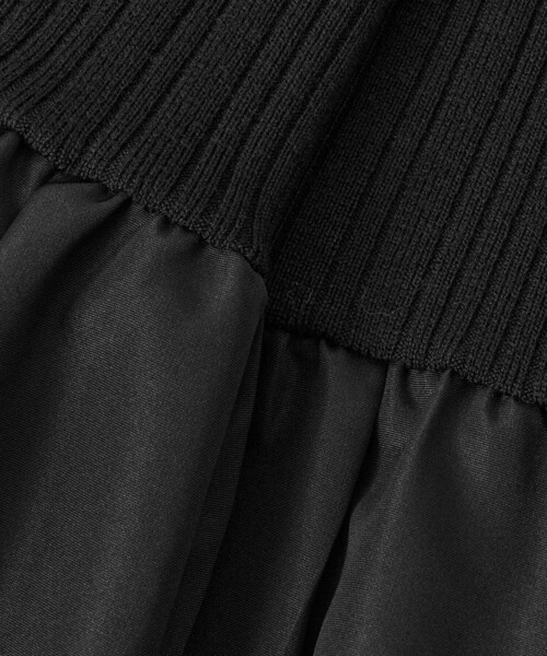 ANAYI（アナイ）の「グログランコンビベルト付き ワンピース（ワンピース・レディース・ブラック・34/36/38）」の2枚目の写真