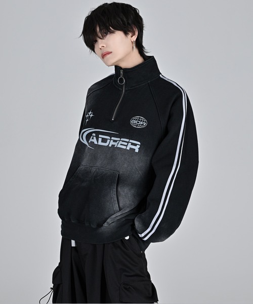 Vintage make half zip game sweat / ヴィンテージ メイク ハーフ