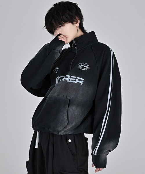 Vintage make half zip game sweat / ヴィンテージ メイク ハーフ