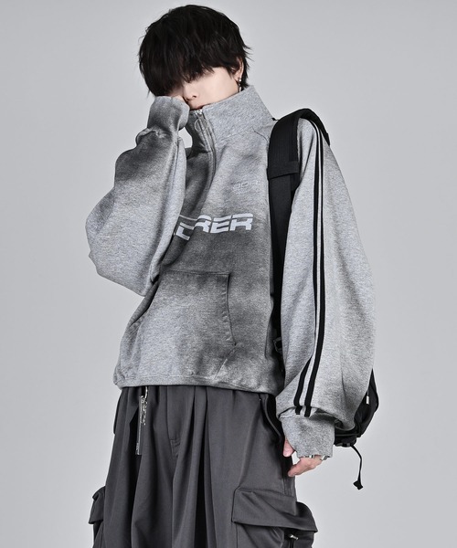 Vintage make half zip game sweat / ヴィンテージ メイク ハーフ
