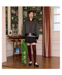 LAP（ラップ）の「ウエストバンドデッキプリーツスカートパンツ AQ3DP864（デニムパンツ）」