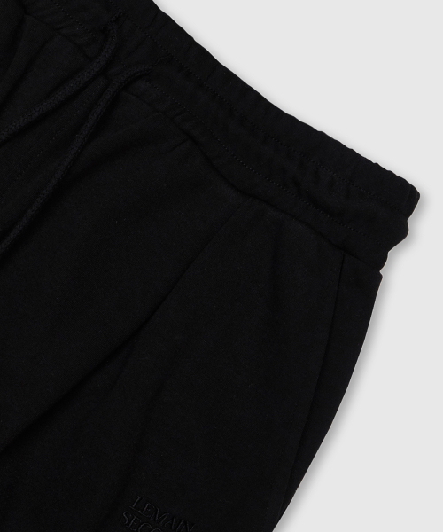 LEMAIN SECOND（リメインセカンド）の「ONE-TUCK WIDE CARGO SWEAT PANTS [BLACK] - FLEECE ver（スウェットパンツ・レディース・その他・LARGE/X-LARGE/MEDIUM）」の6枚目の写真
