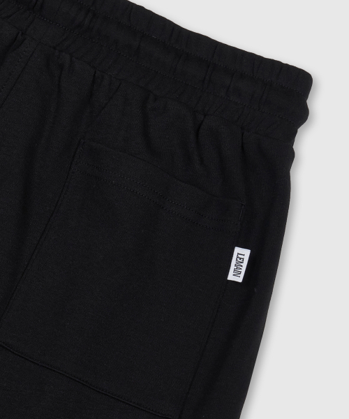 LEMAIN SECOND（リメインセカンド）の「ONE-TUCK WIDE CARGO SWEAT PANTS [BLACK] - FLEECE ver（スウェットパンツ・レディース・その他・LARGE/X-LARGE/MEDIUM）」の7枚目の写真