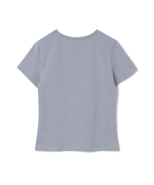 MILLO WOMEN（ミロウーマン）の「モチーフショートスリーブTシャツ[アッシュブルー]（Tシャツ/カットソー・レディース・その他・FREE）」の3枚目の写真