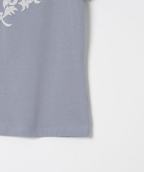 MILLO WOMEN（ミロウーマン）の「モチーフショートスリーブTシャツ[アッシュブルー]（Tシャツ/カットソー・レディース・その他・FREE）」の7枚目の写真