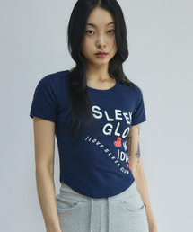 アイラブSLGWクロップTシャツ[ネイビー]