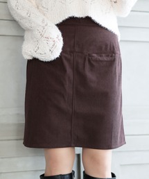 Ruwan yu（ルワンユー）の「コーデュロイ台形スカート【大きいサイズ対応】（スカート・レディース）」