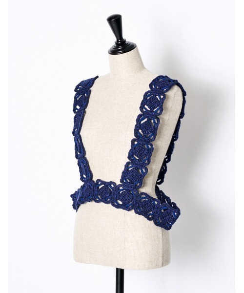 RUMCHE（ラムシェ）の「"ORIGAMI" Harness / ORIGAMIハーネス（その他トップス・レディース・ネイビー・FREE）」の5枚目の写真
